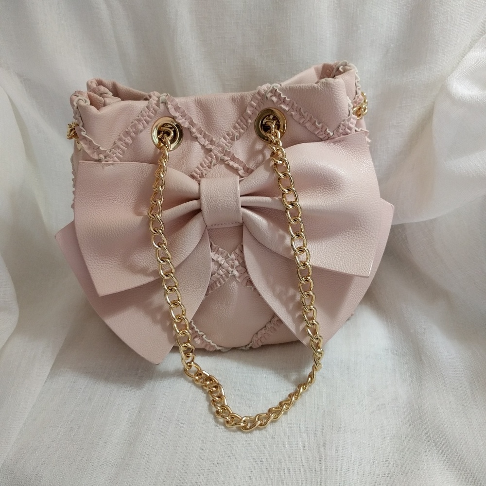 Betsy Johnson bow & ruffle bag